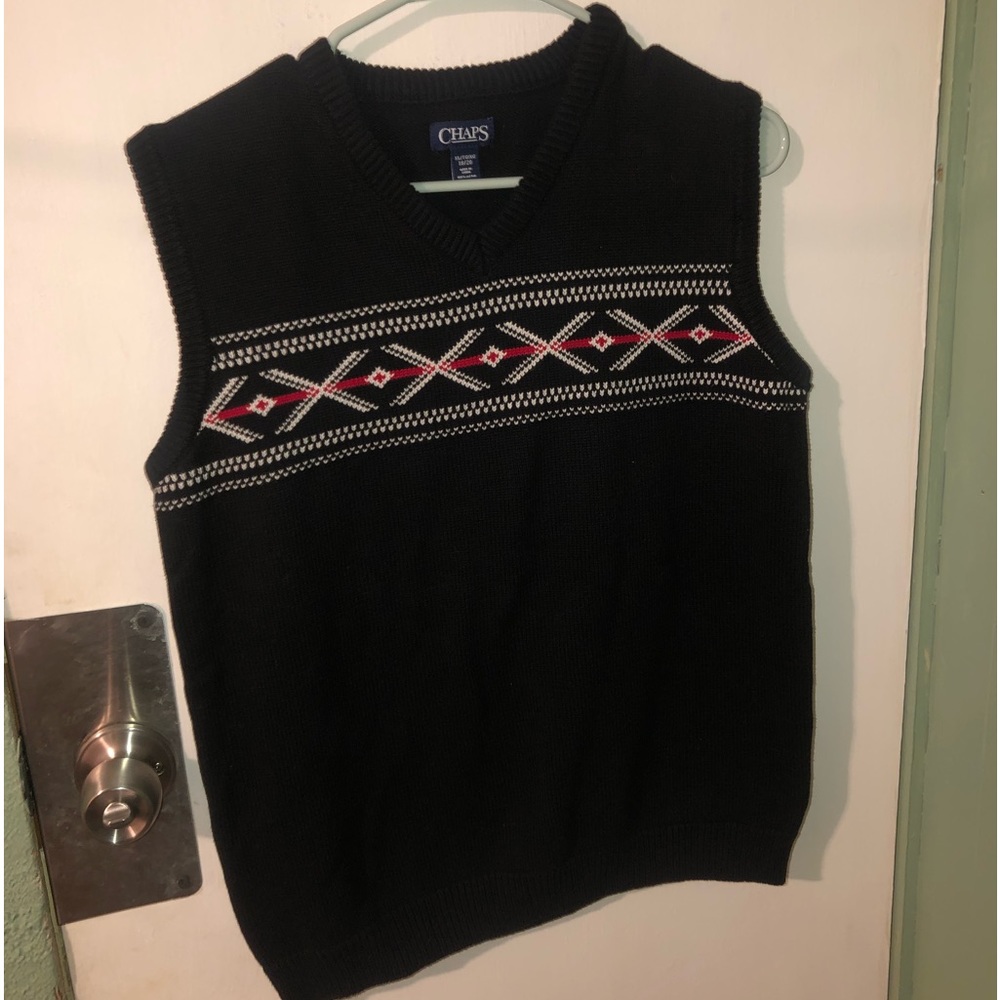 Chaps sweater vest size xl